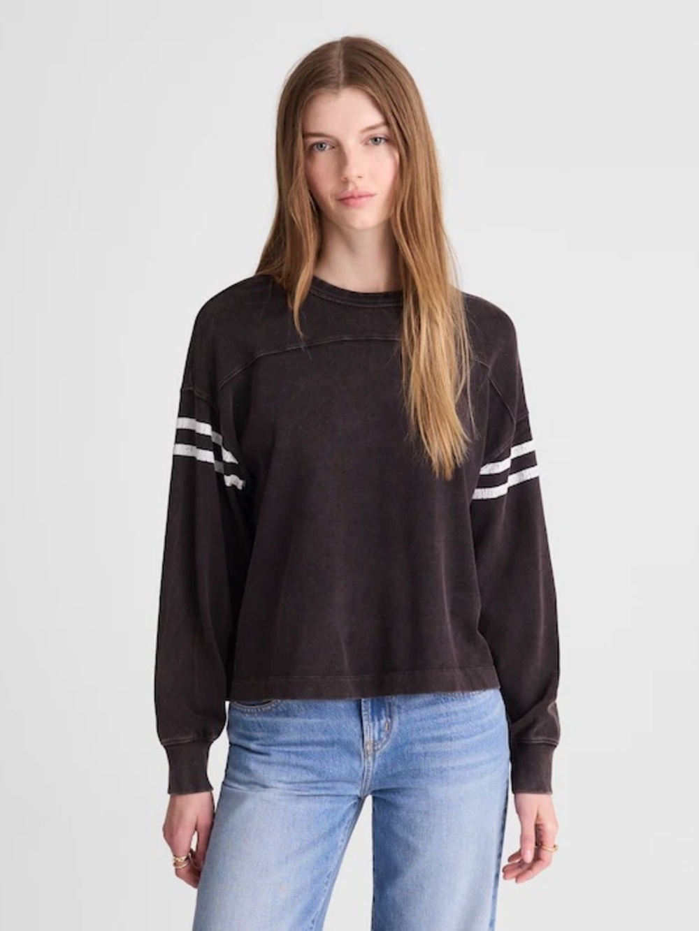 Madewell The Relaxed Crewneck Long Sleeve Tee Size XL